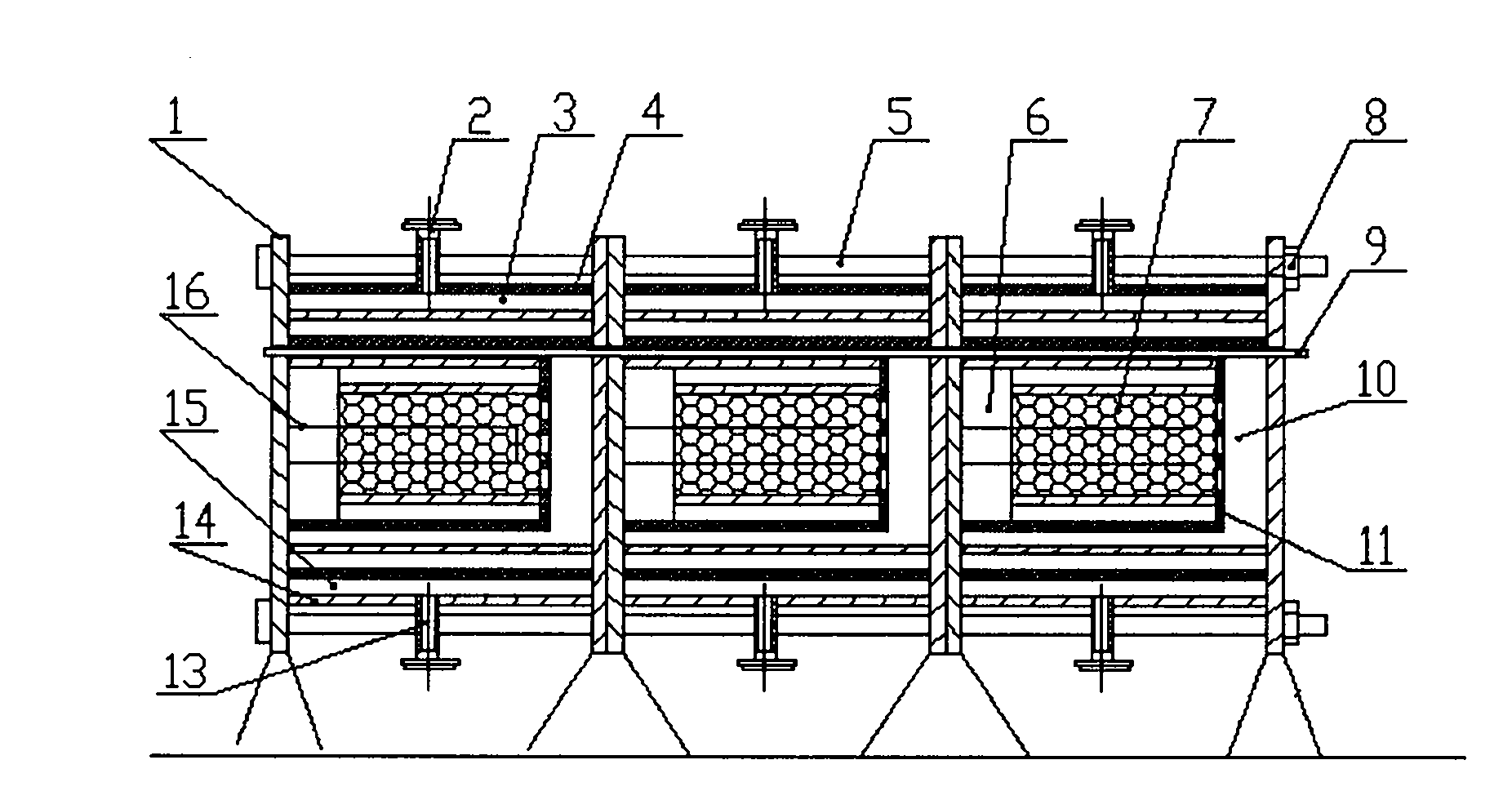 Mine ventilation mash gas burning and heat energy using device