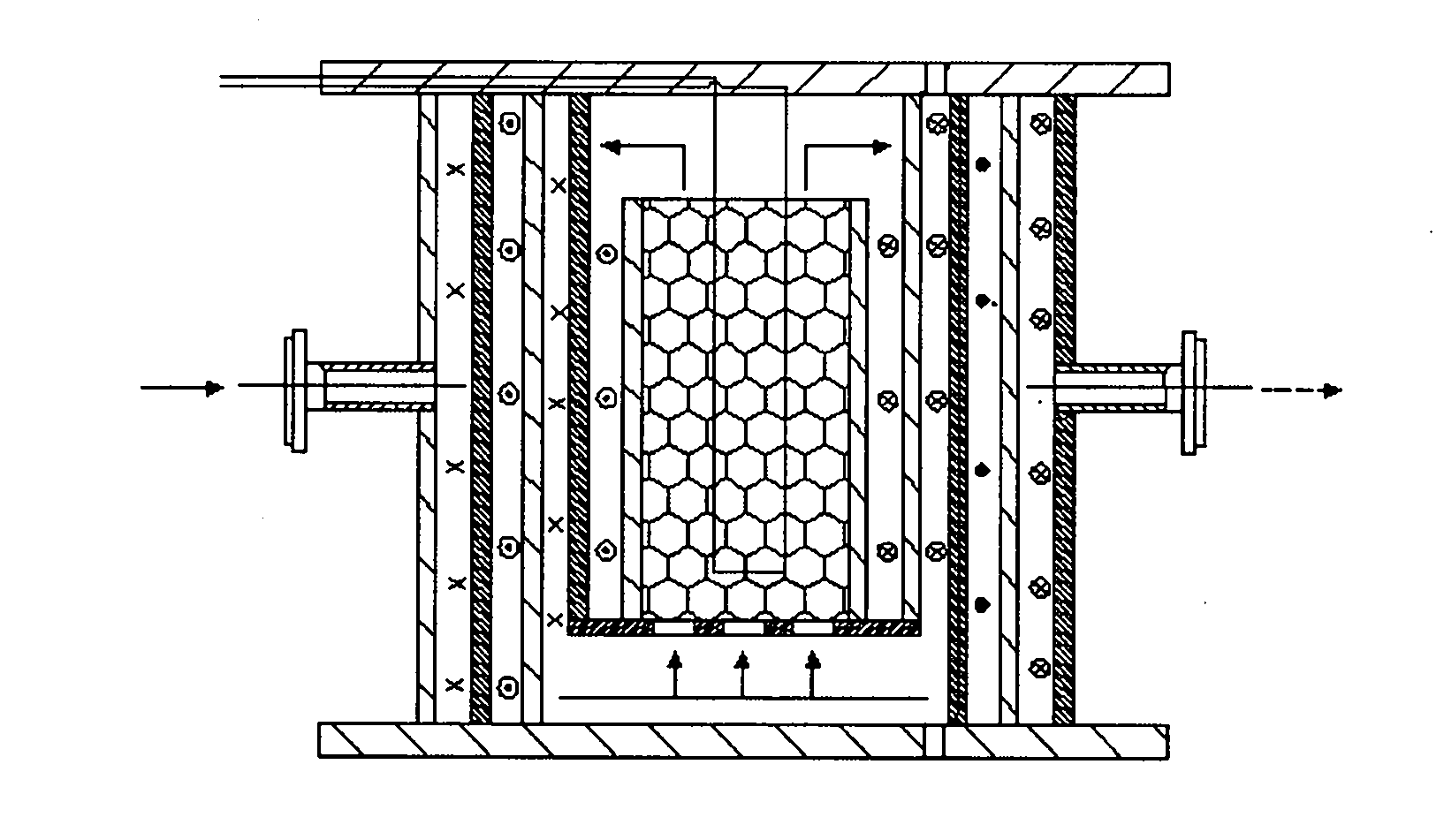 Mine ventilation mash gas burning and heat energy using device