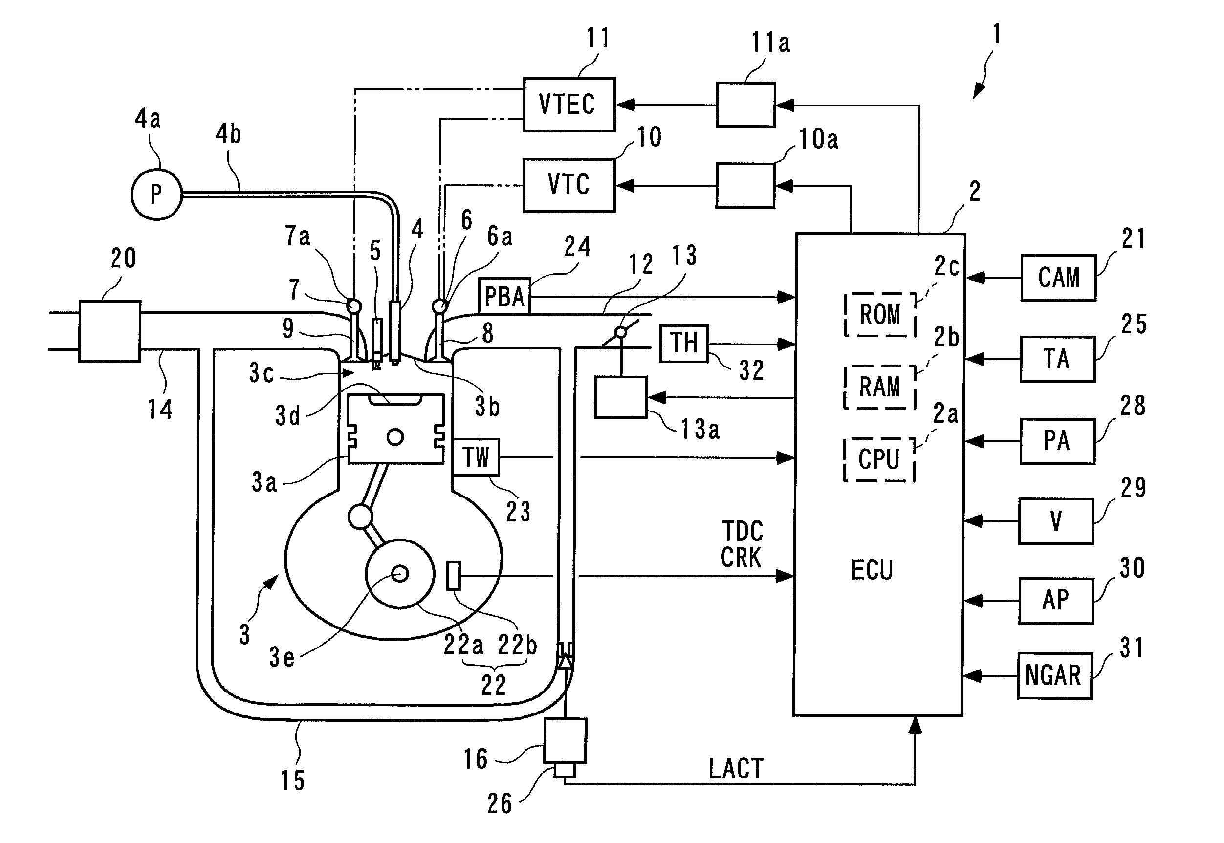 Valve timing controller, valve timing control method and engine control unit for internal combustion engine