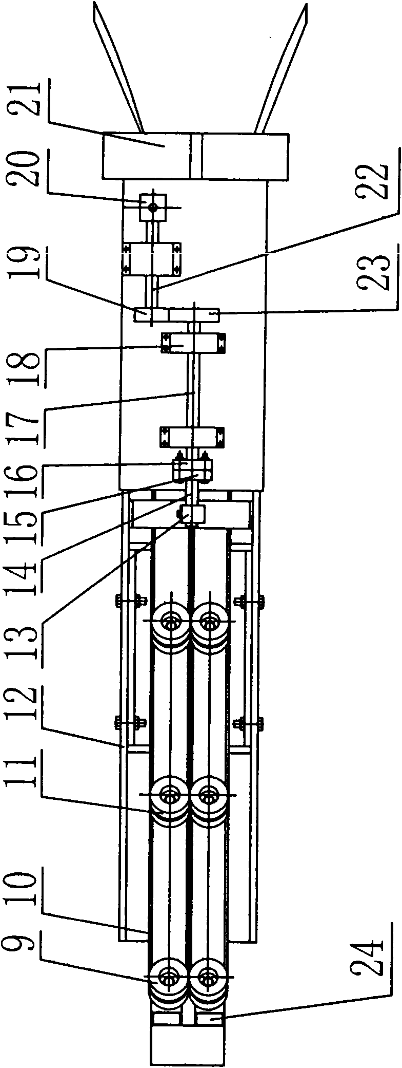 Long-rhizome Chinese medicinal herb harvester