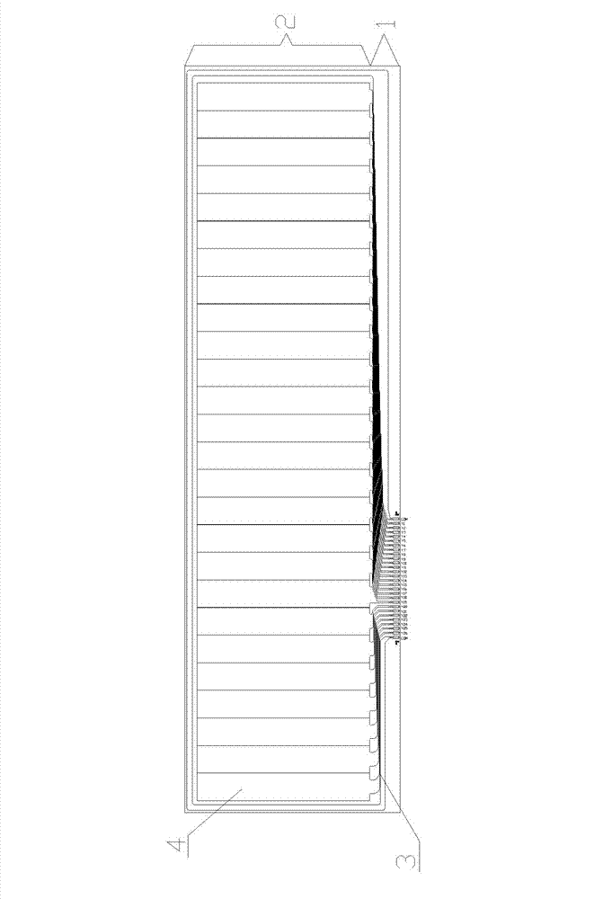 Method for uniformly and chemically gold-plating ITO wiring on capacitive touch screen