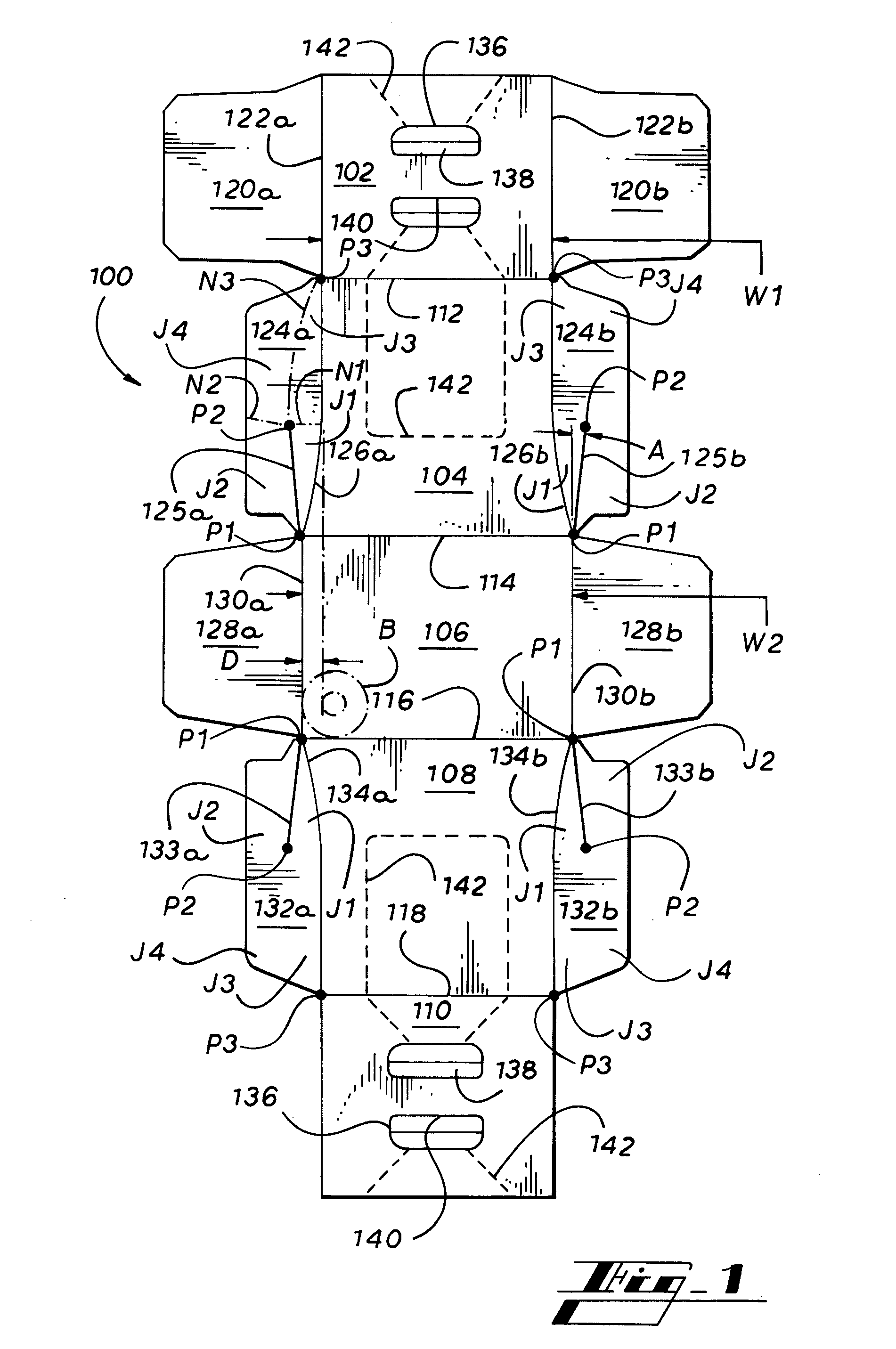 Carton for tapered and cylindrical articles