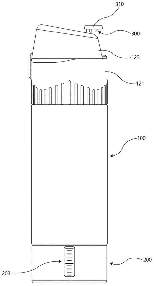 Tumbler for preparing beverage and additive-storing capsule therefor