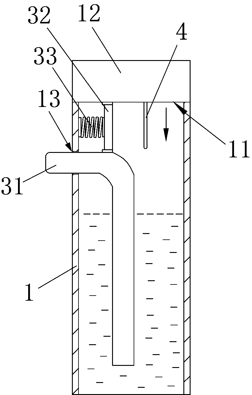 Vehicle-mounted water cup structure for improving traffic safety