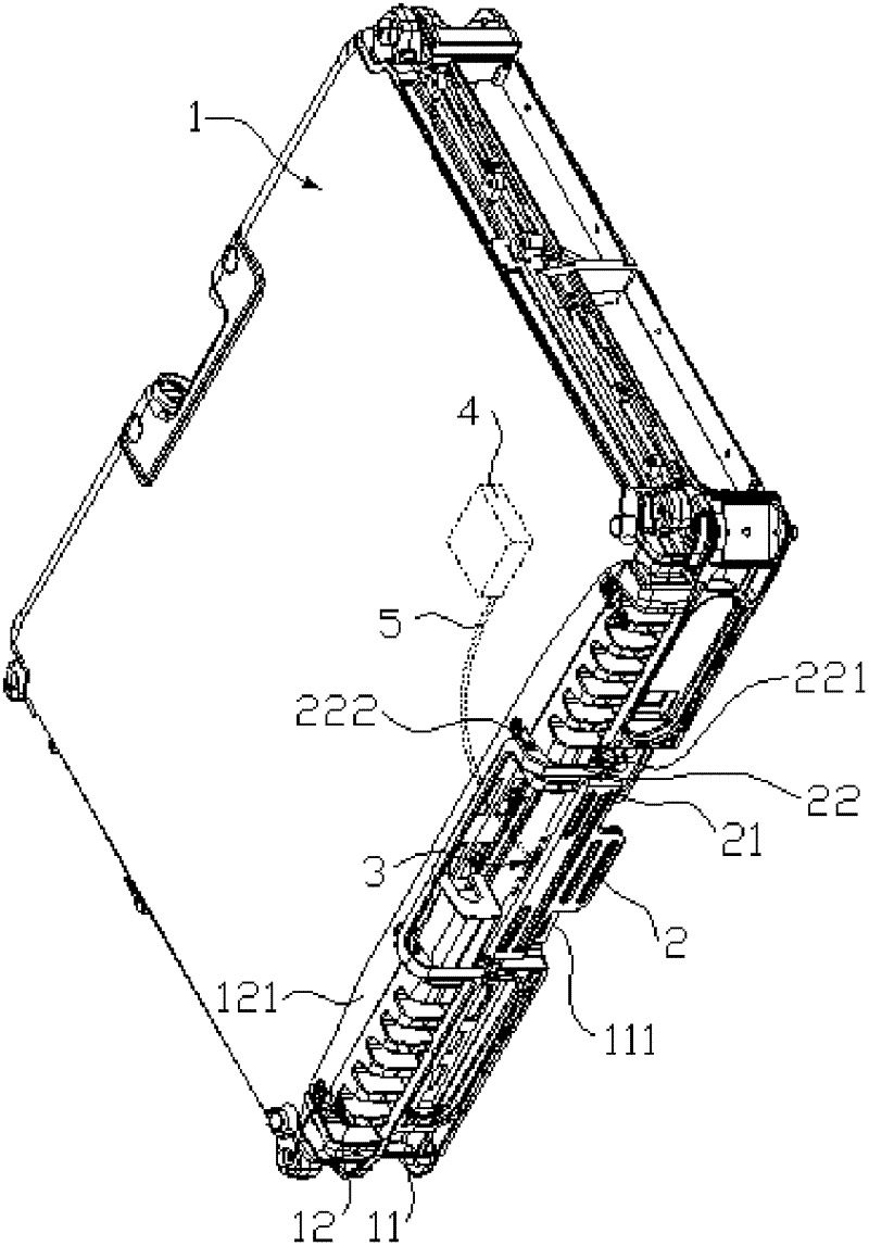 Electronic device taking hook structure as wireless signal transceiving antenna