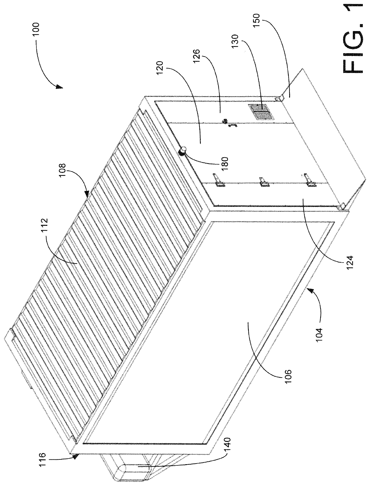 Airborne infectious disease isolation units and method of making using prefabricated containers