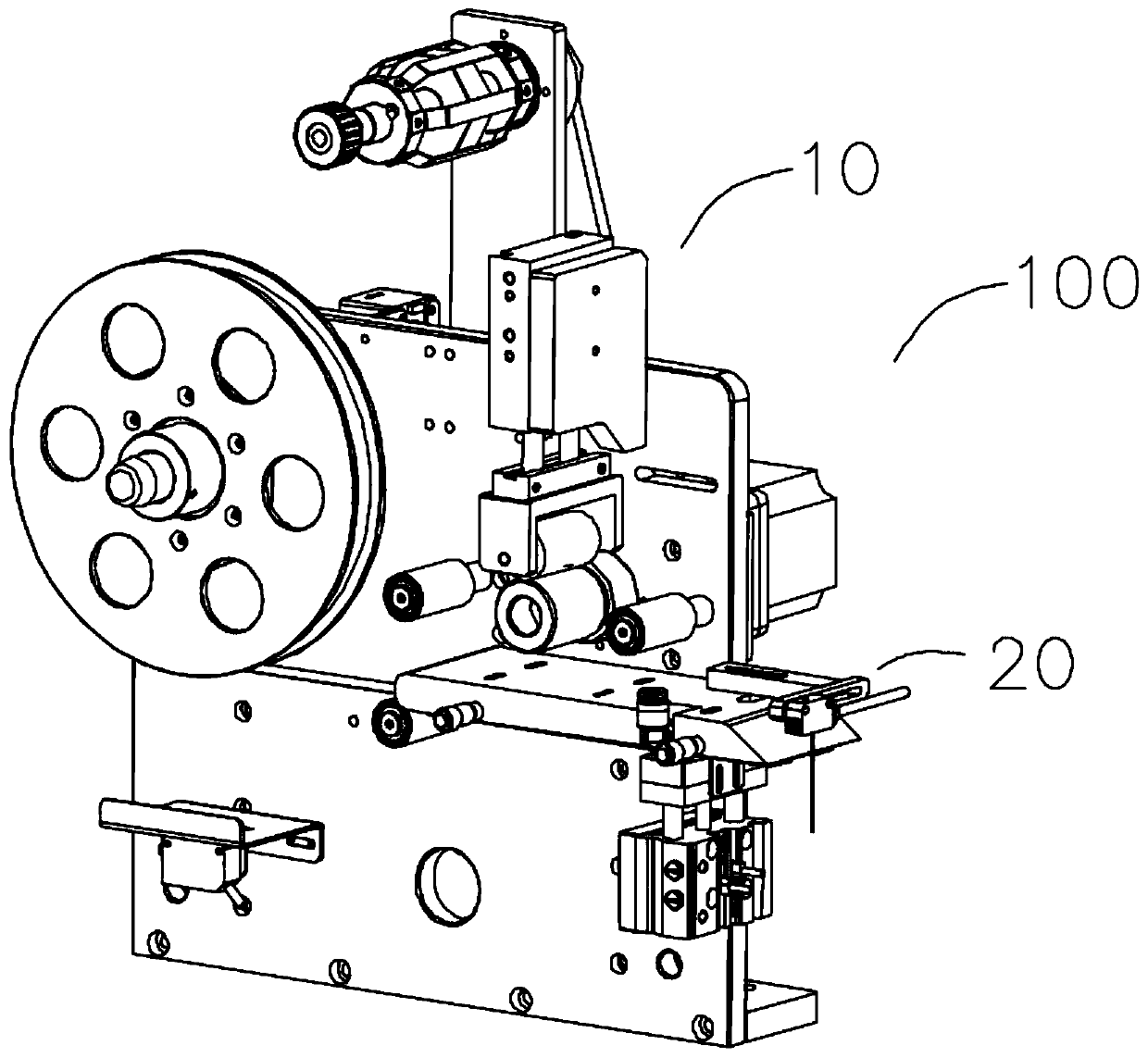 Stripping and shooting mechanism