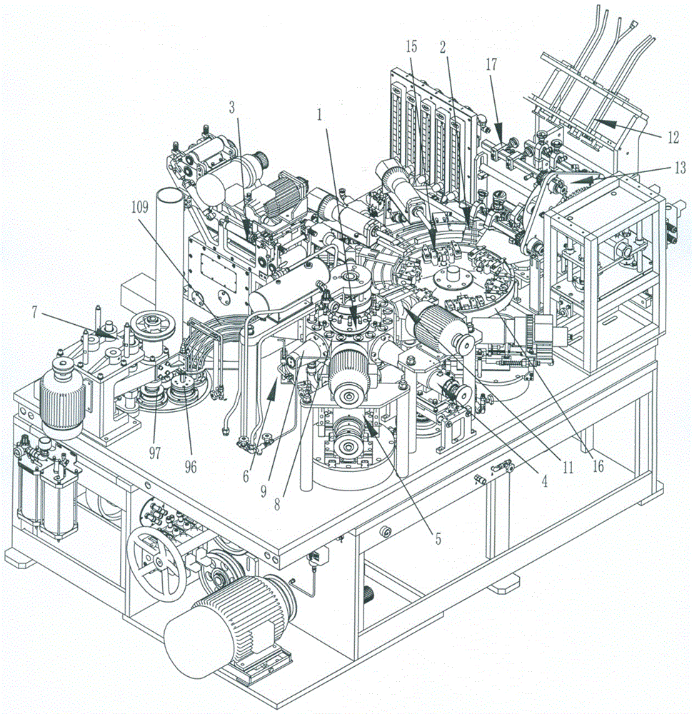 High-speed paper cup (bowl) forming machine