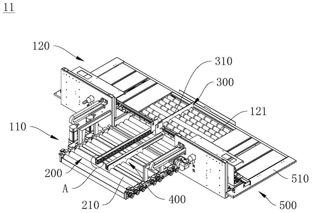 Stacking device and stacking method