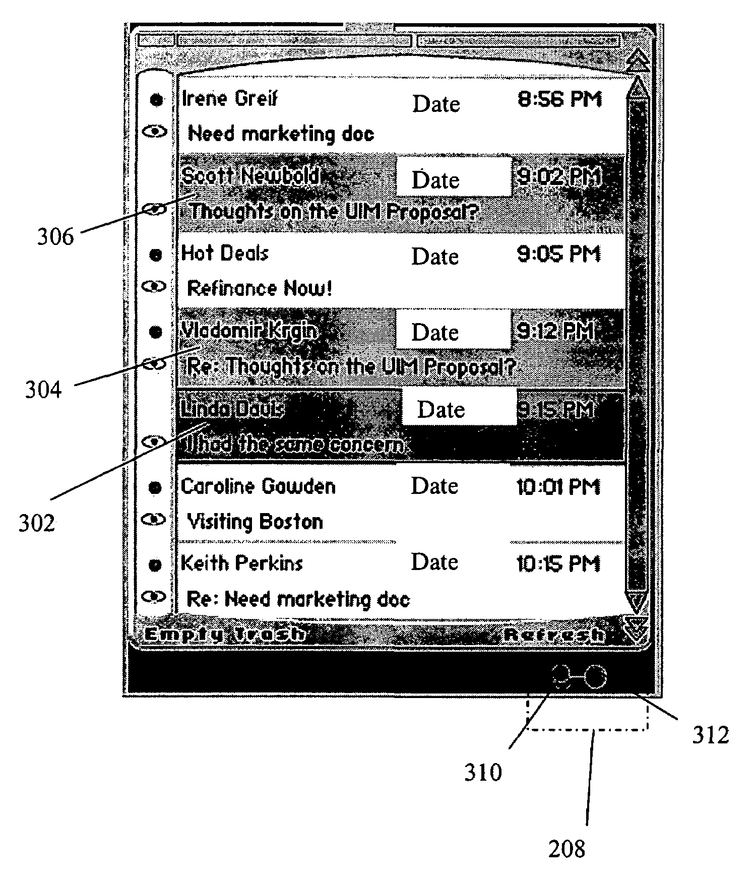 Method for indication and navigating related items