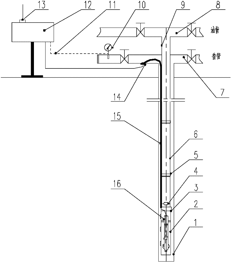 Multi-parameter monitoring device of oil well and working method thereof