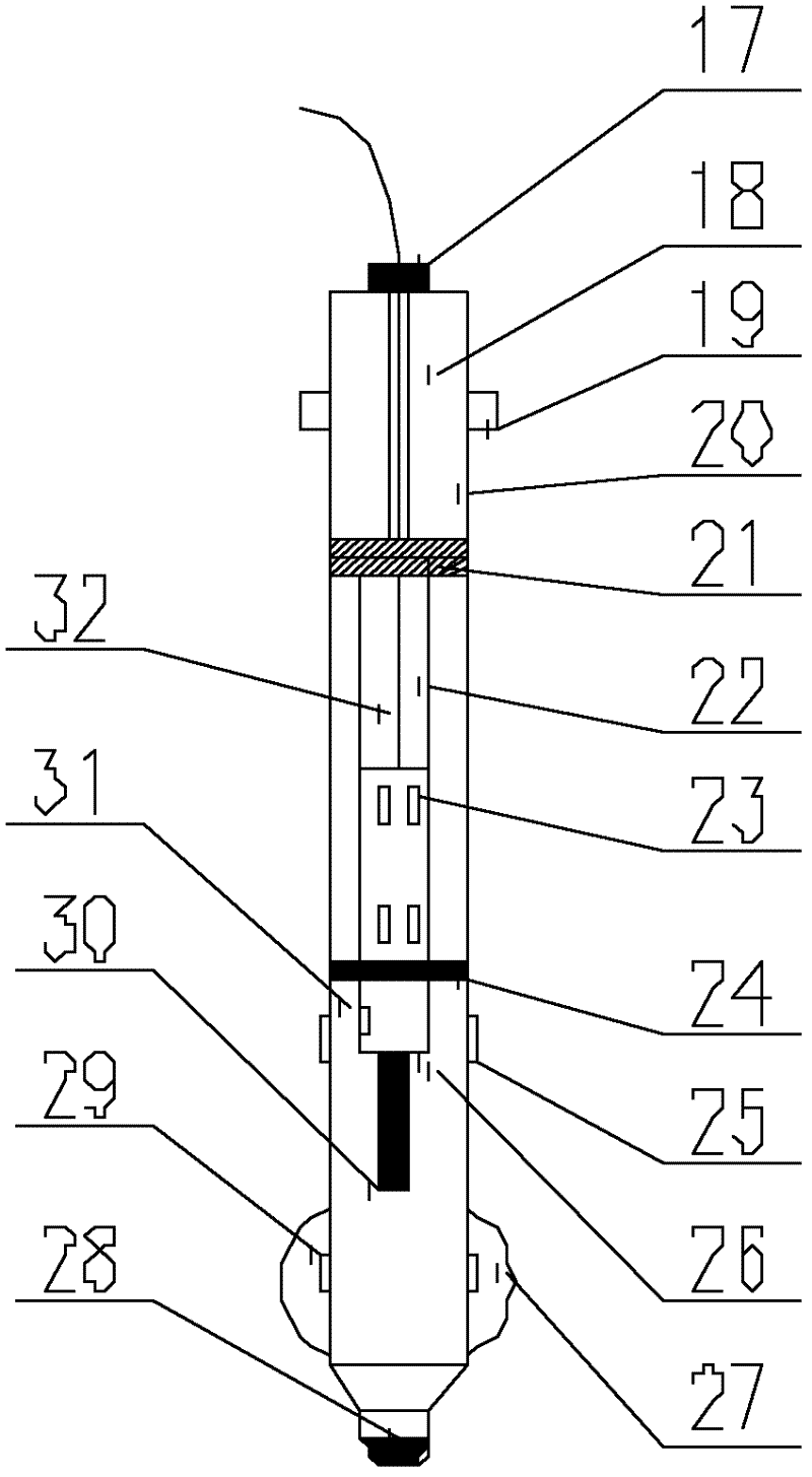 Multi-parameter monitoring device of oil well and working method thereof