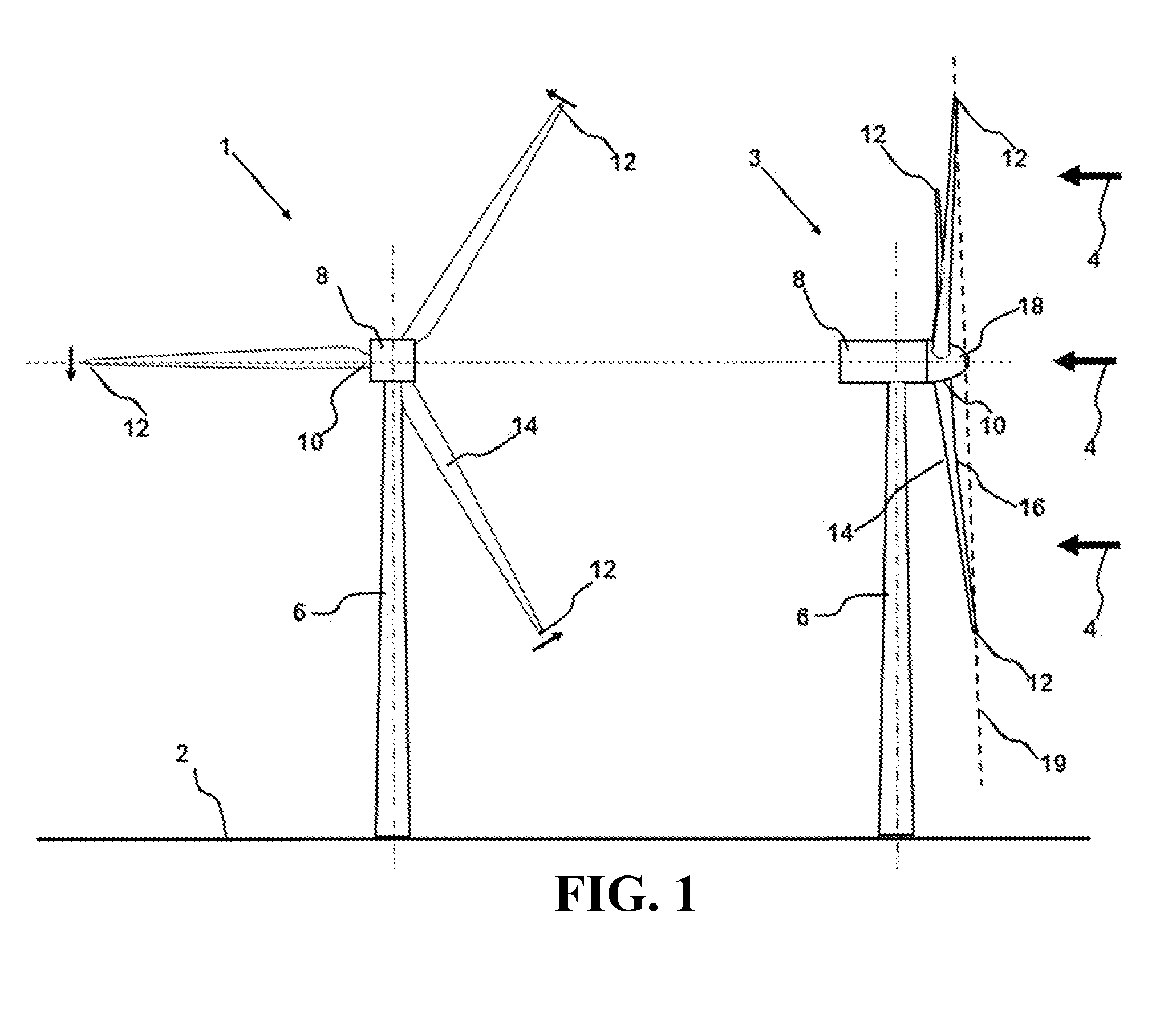Method and apparatus for contrast enhanced photography of wind turbine blades