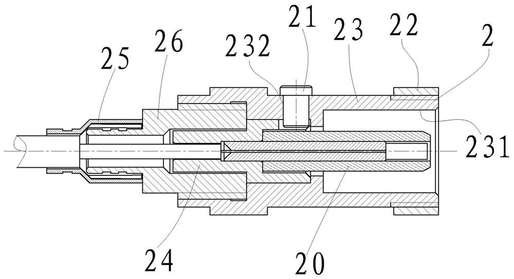 A reinforced anti-rotation expanded beam optical fiber contact