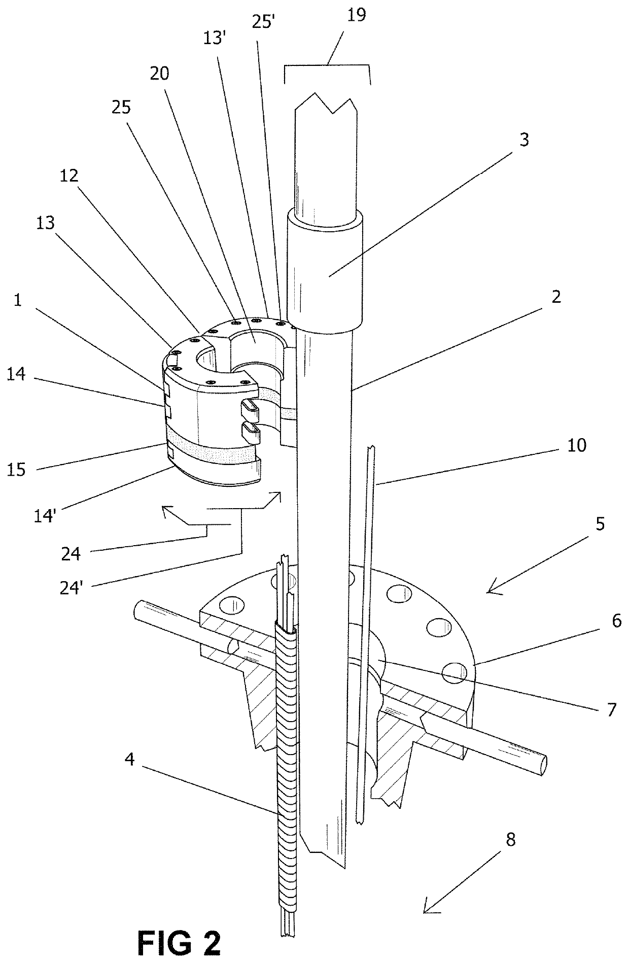 Side door hanger system for sealing a pass-through in a wellhead, and method therefore