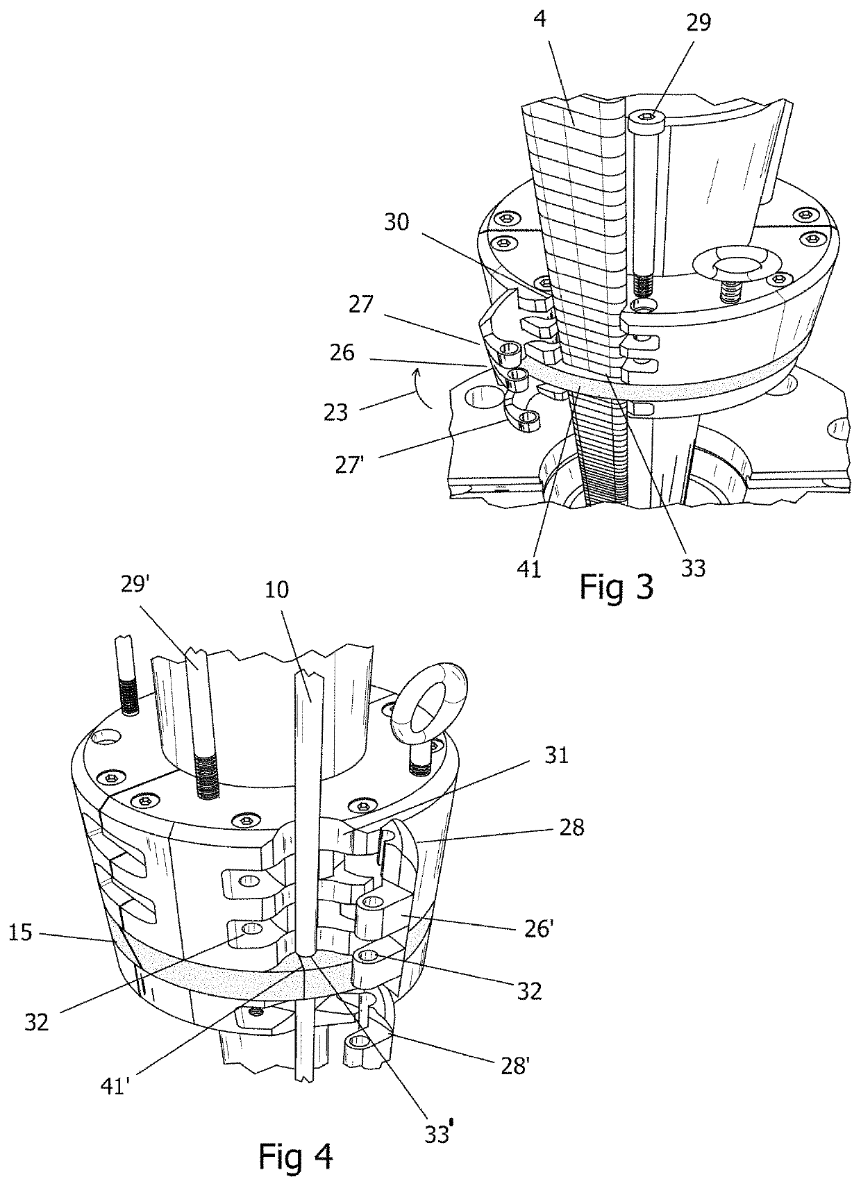 Side door hanger system for sealing a pass-through in a wellhead, and method therefore