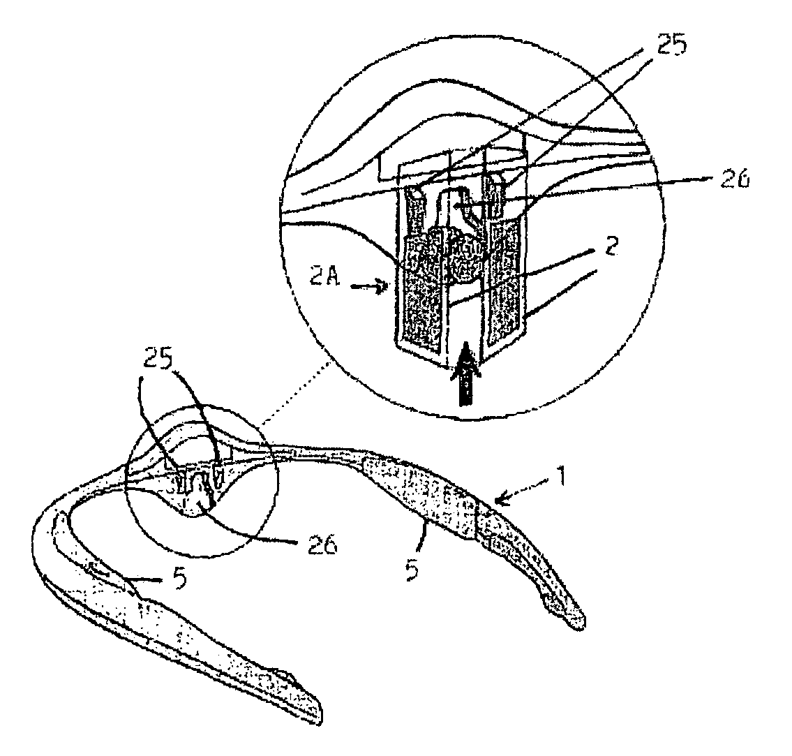 Apparatus for electro-inhibition of facial muscles