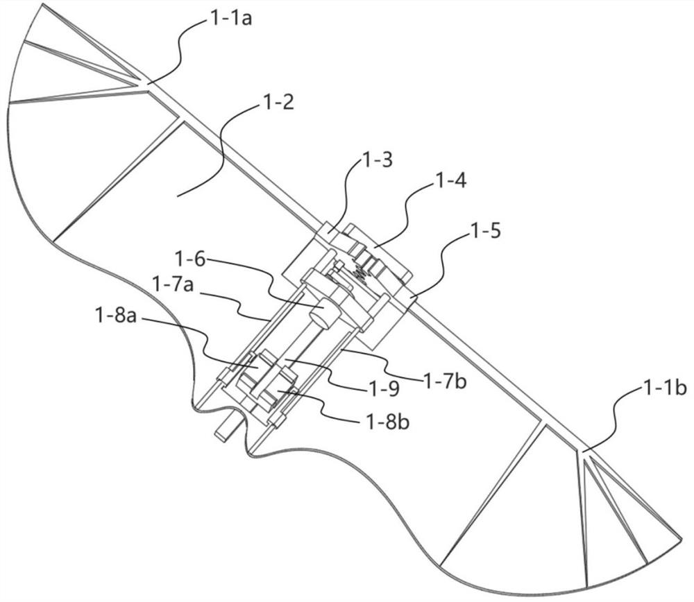 High-maneuverability flapping wing type bionic bat air vehicle with ...