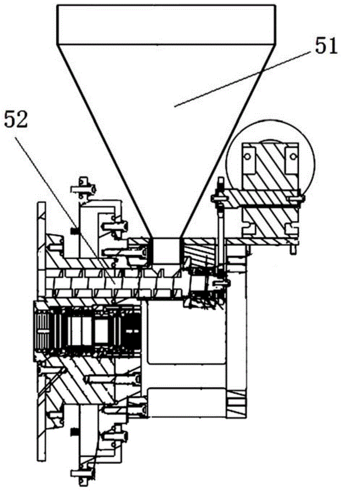 Discharge mechanism and discharge method of energy-level molecular material cell tearing equipment