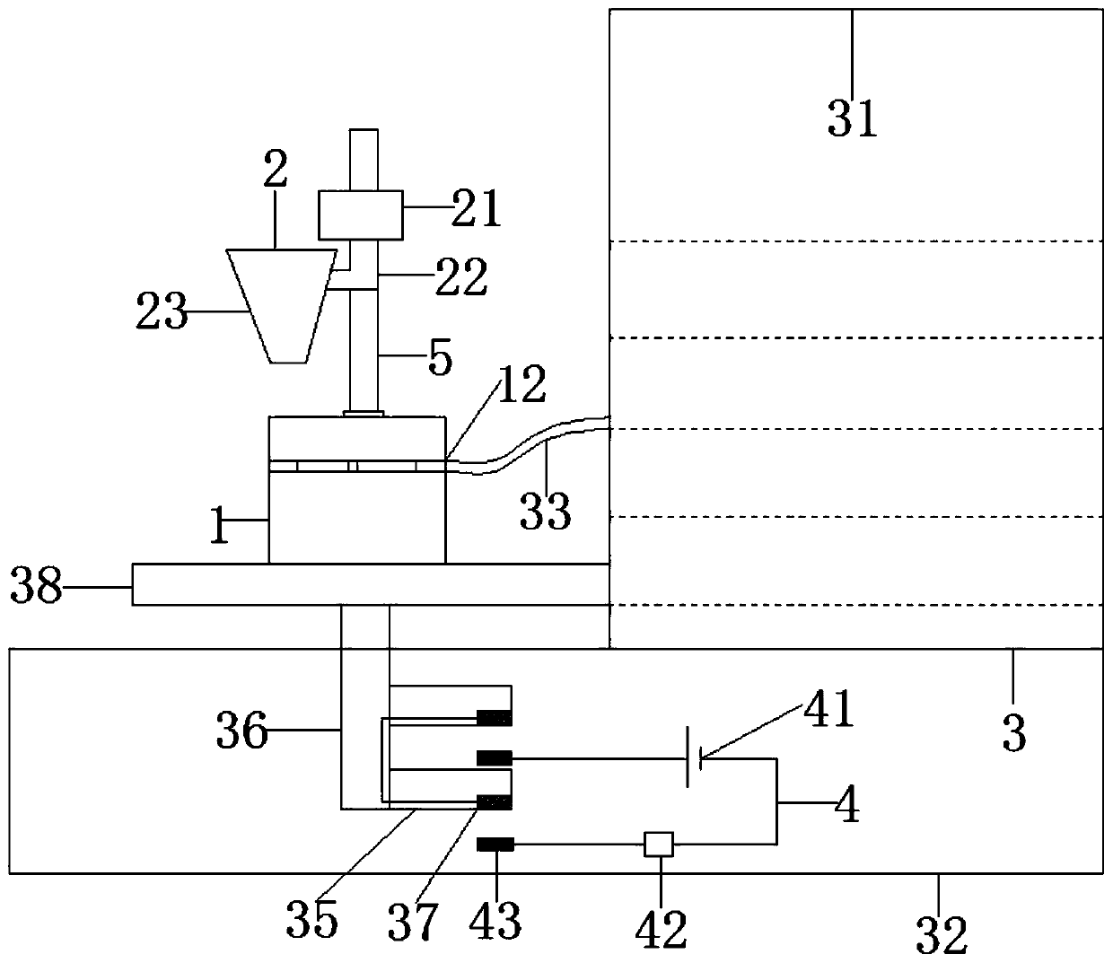 A cultivation device for garden flowers