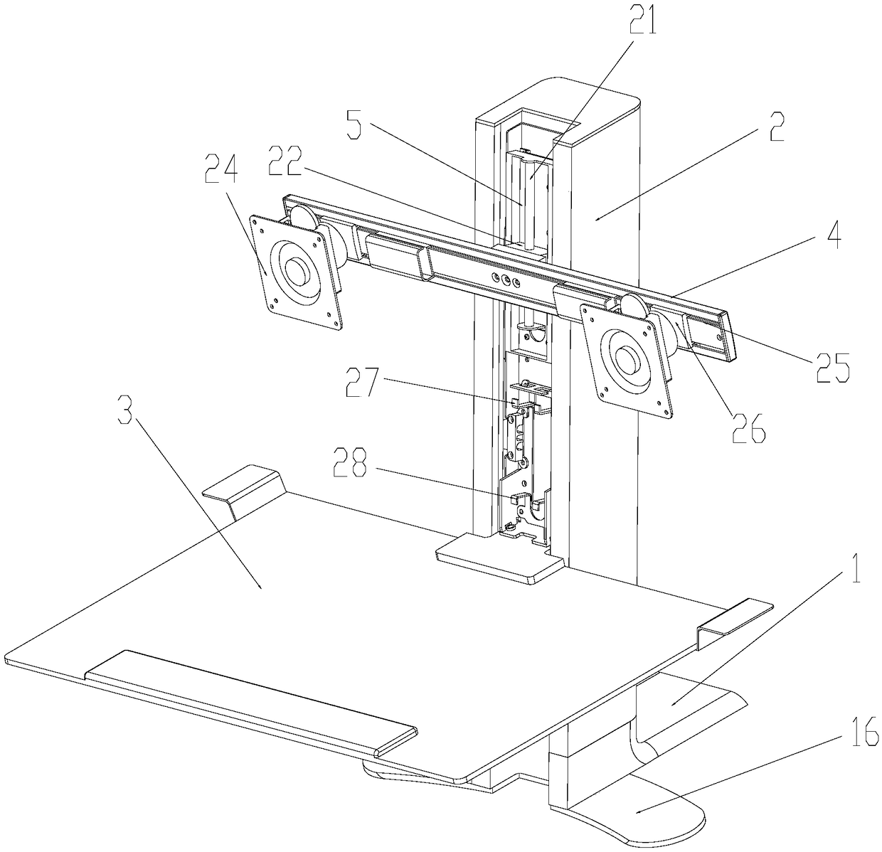 Stand and sit alternate workbench