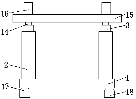 Bracket with function of damping for spinning