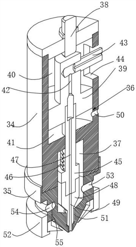 Medicine spraying device for obstetrical department