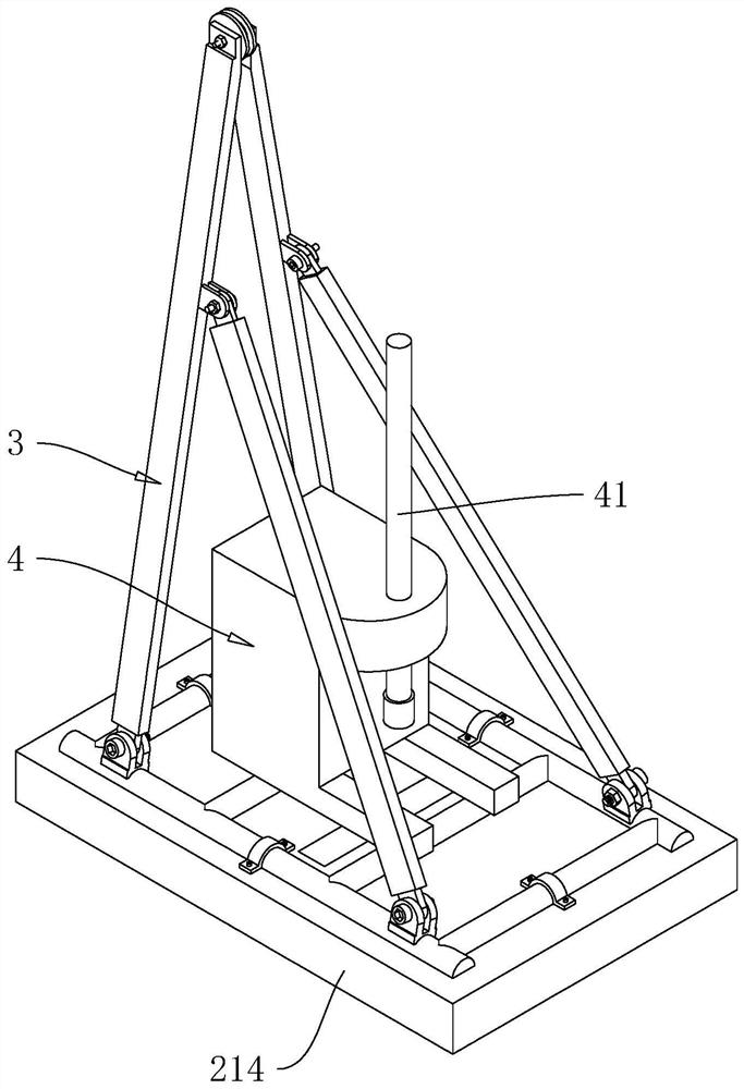 Construction detection placing platform