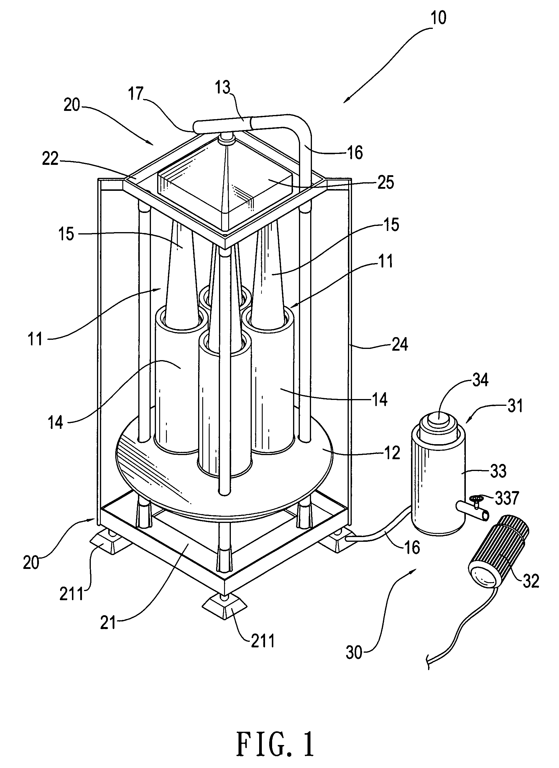 Air-blower tidal power generation device