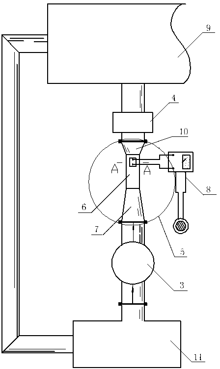 Device and method for detecting drilling fluid return flow