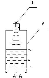 Device and method for detecting drilling fluid return flow