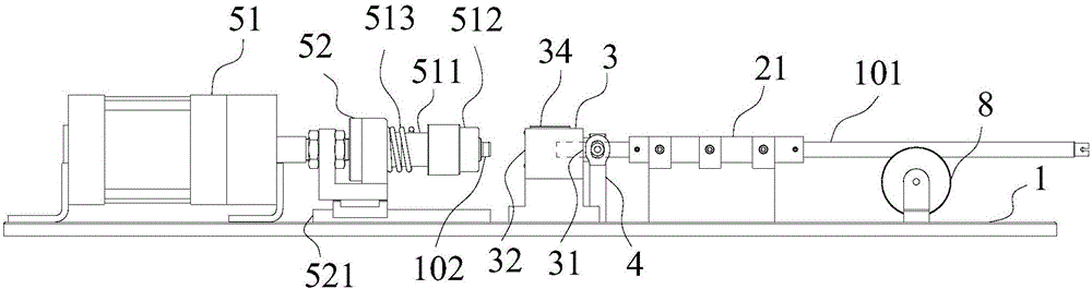 Fuel-rod end plug pressing machine and application method