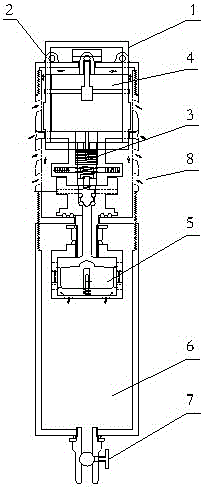 Timed deep water layered water intake device