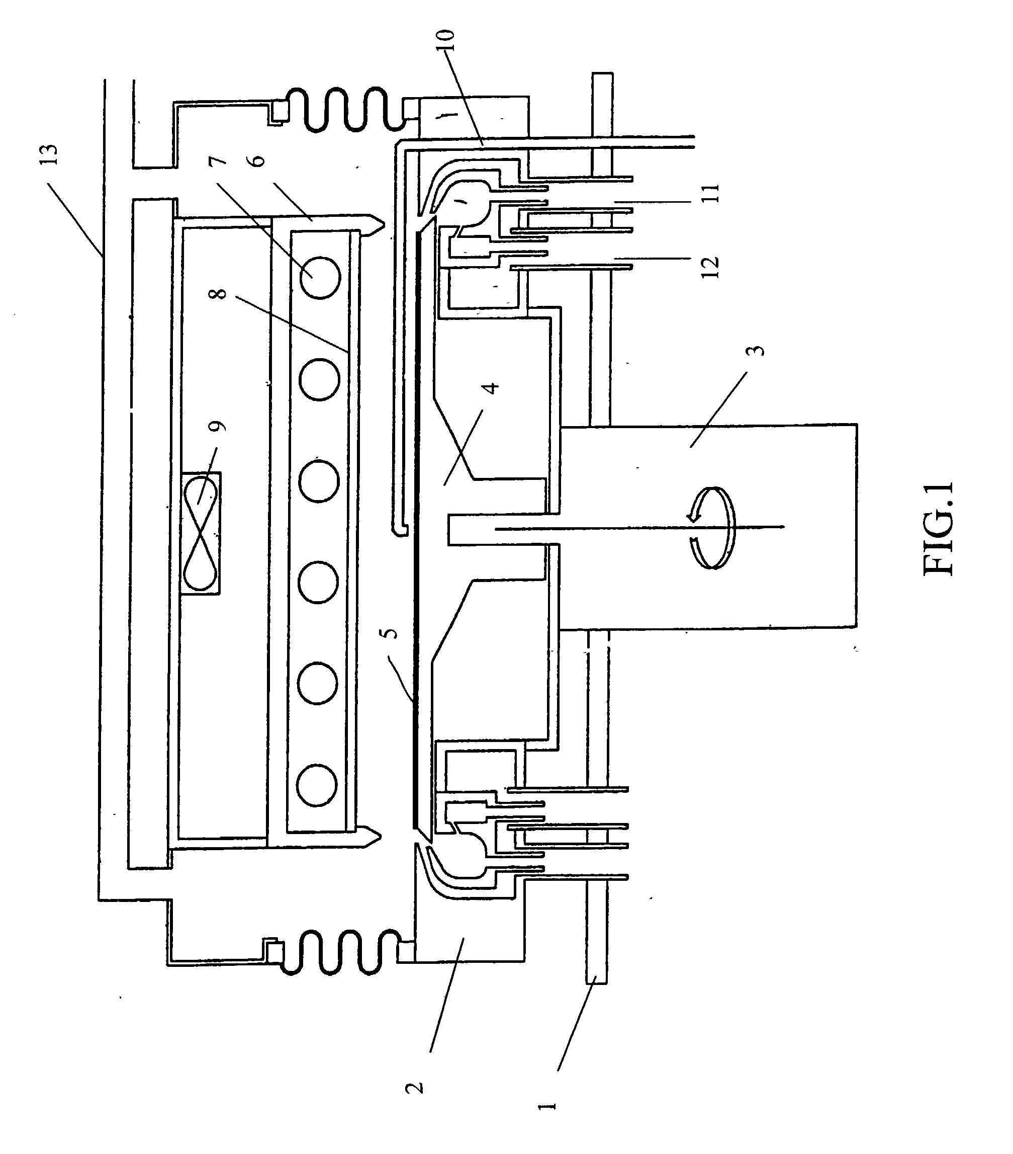 Puddle etching method of thin film by using spin-processor
