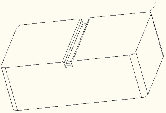 Novel damp-proof corrugated packaging carton