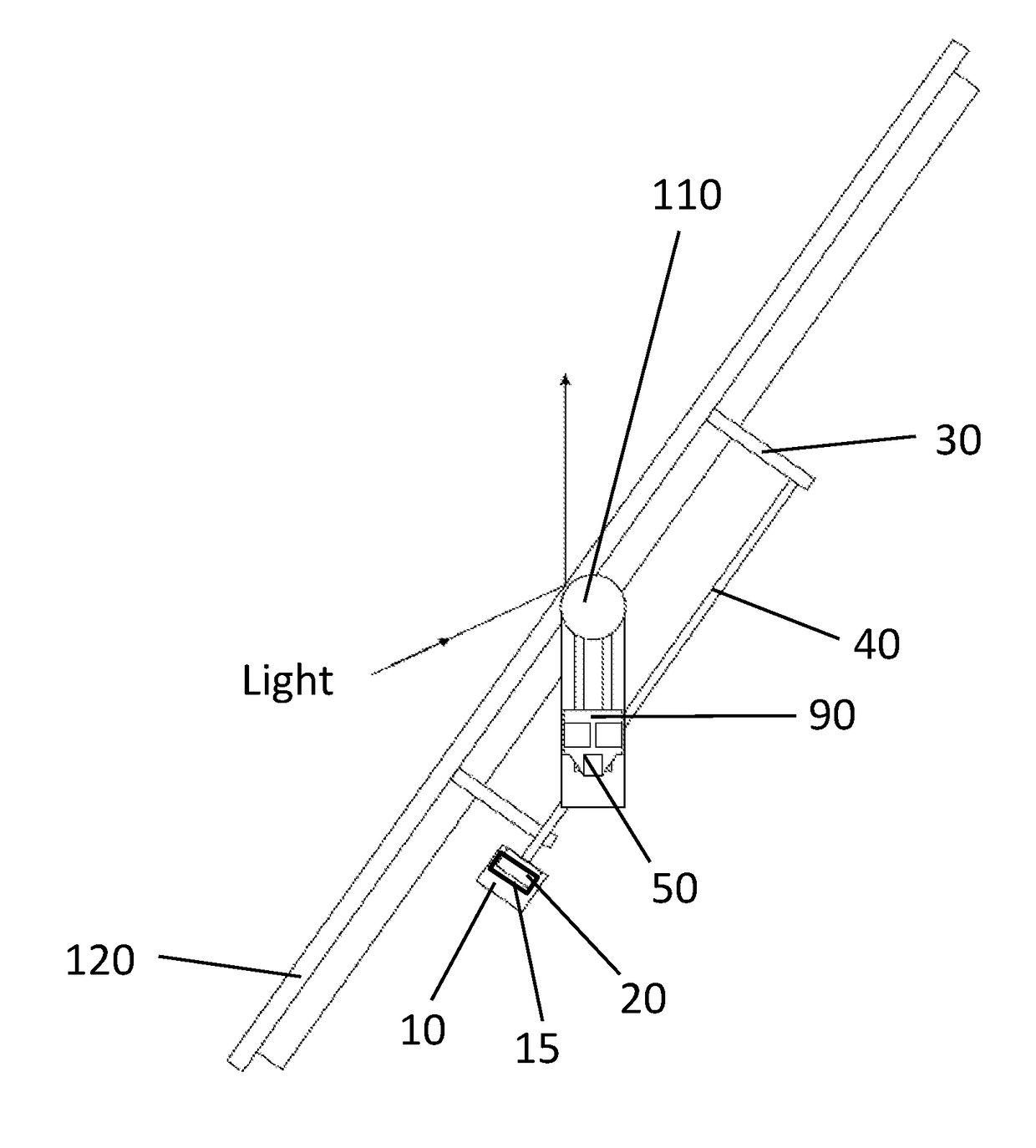 Movement control apparatus for heliostat device