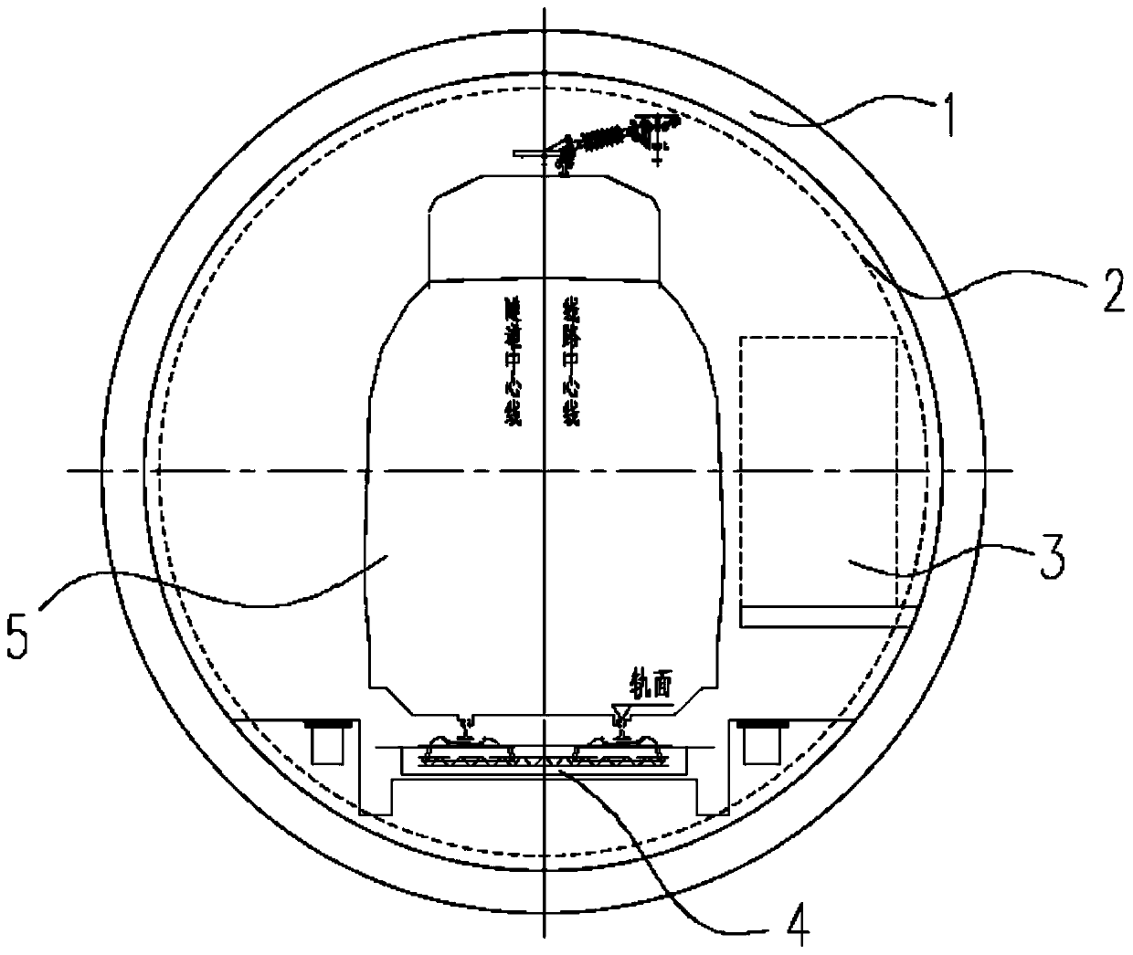 Shield tunnel section structure based on city D-type vehicle clearance design