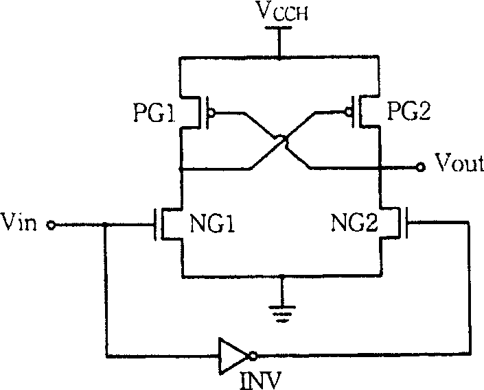 Voltage level converter