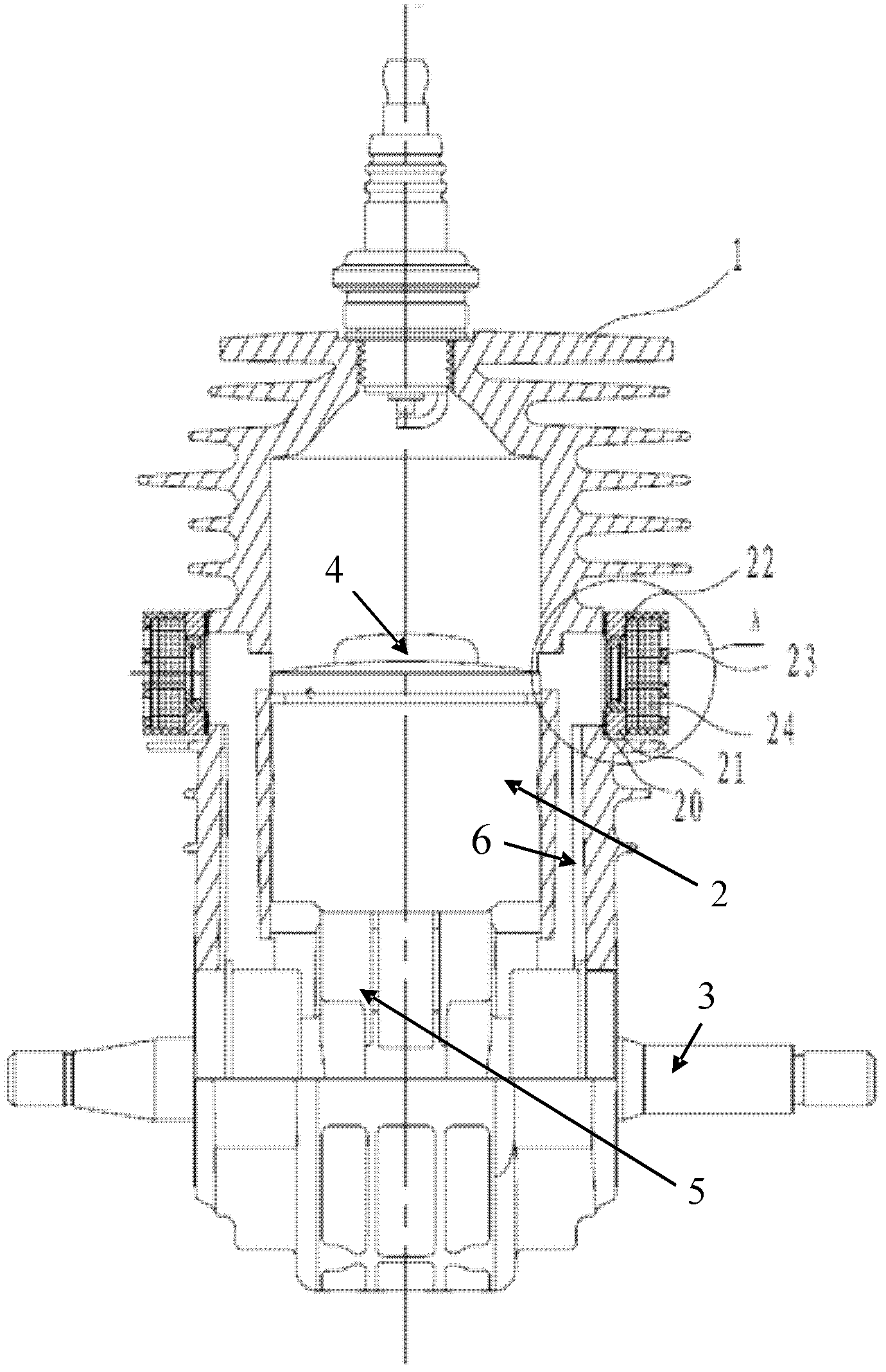 Air-replenishing scavenging engine