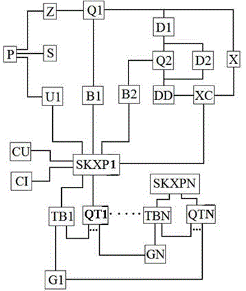 Combined synchronous switch based on split-phase control technology
