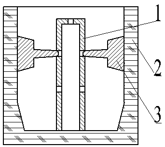 Core making method for barrel casting