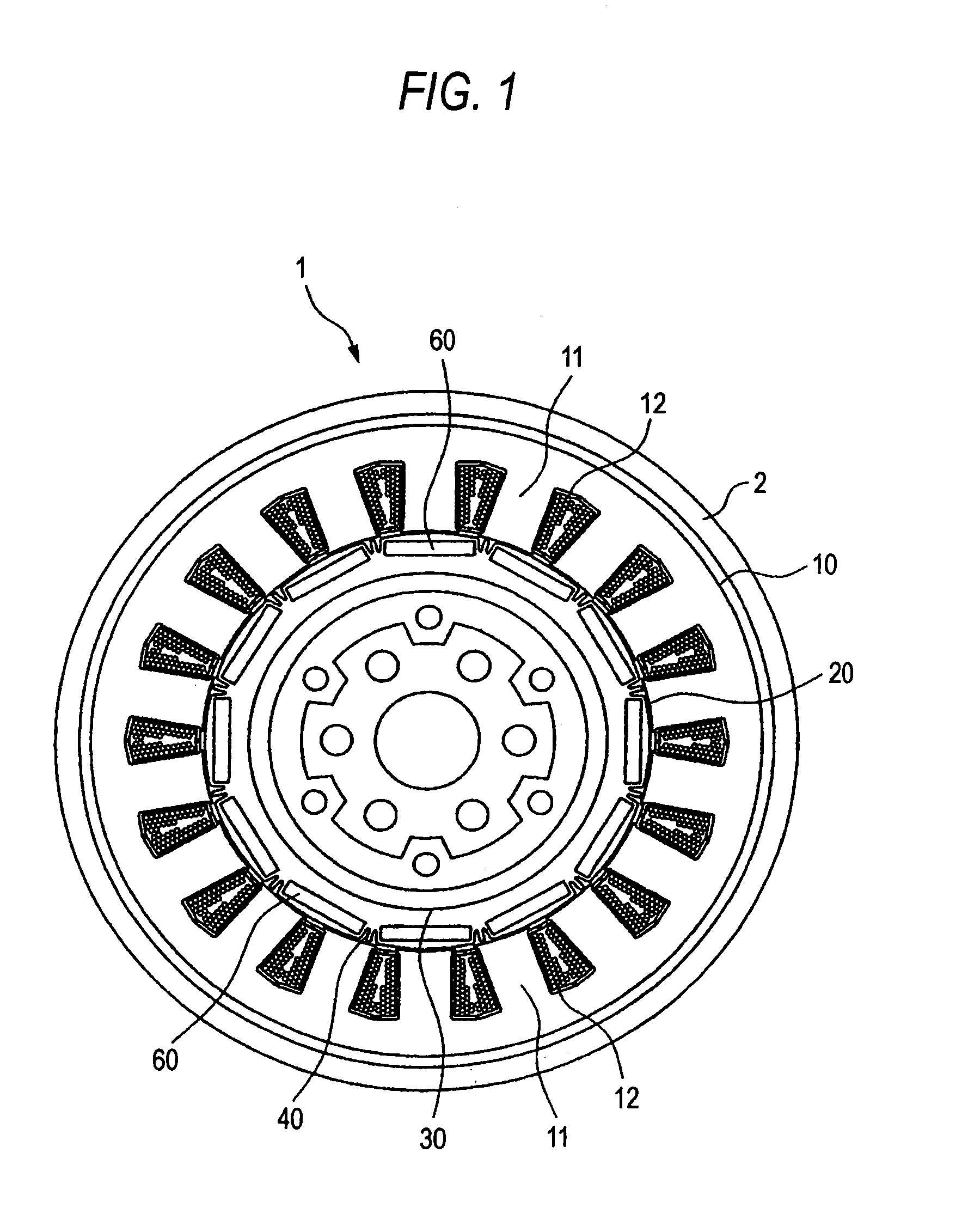 Permanent magnet rotor and brushless motor