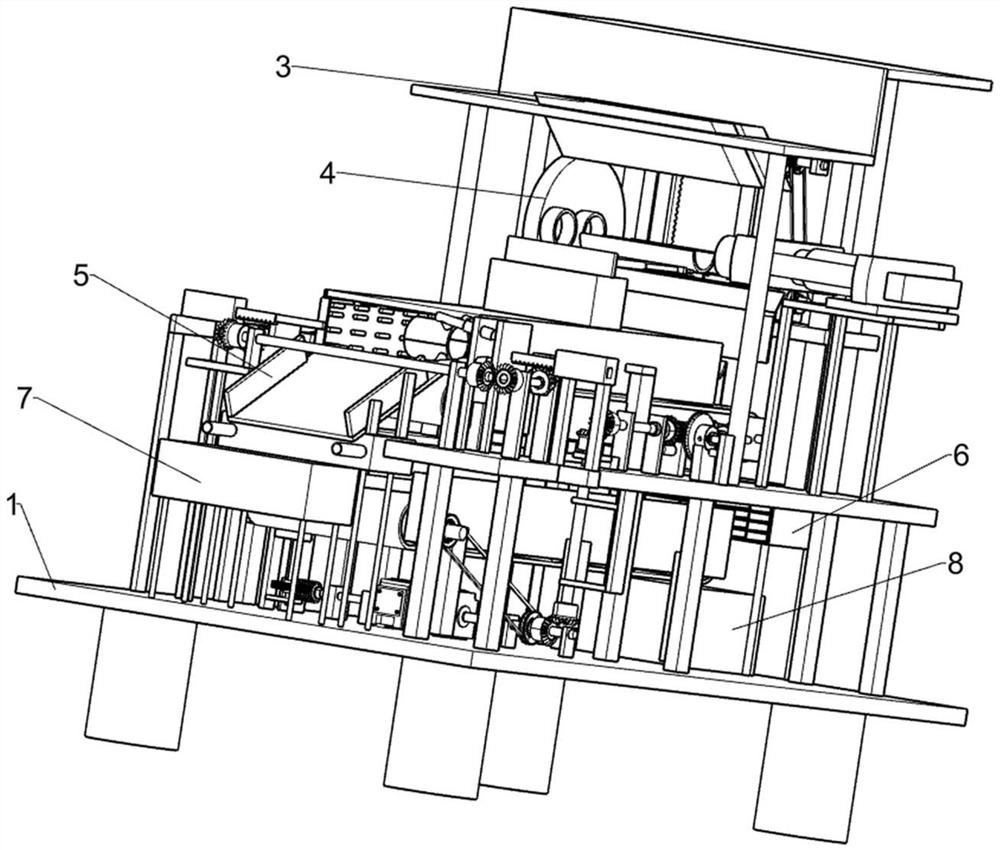 Dendrobium officinale processing treatment device capable of automatically curling and shaping