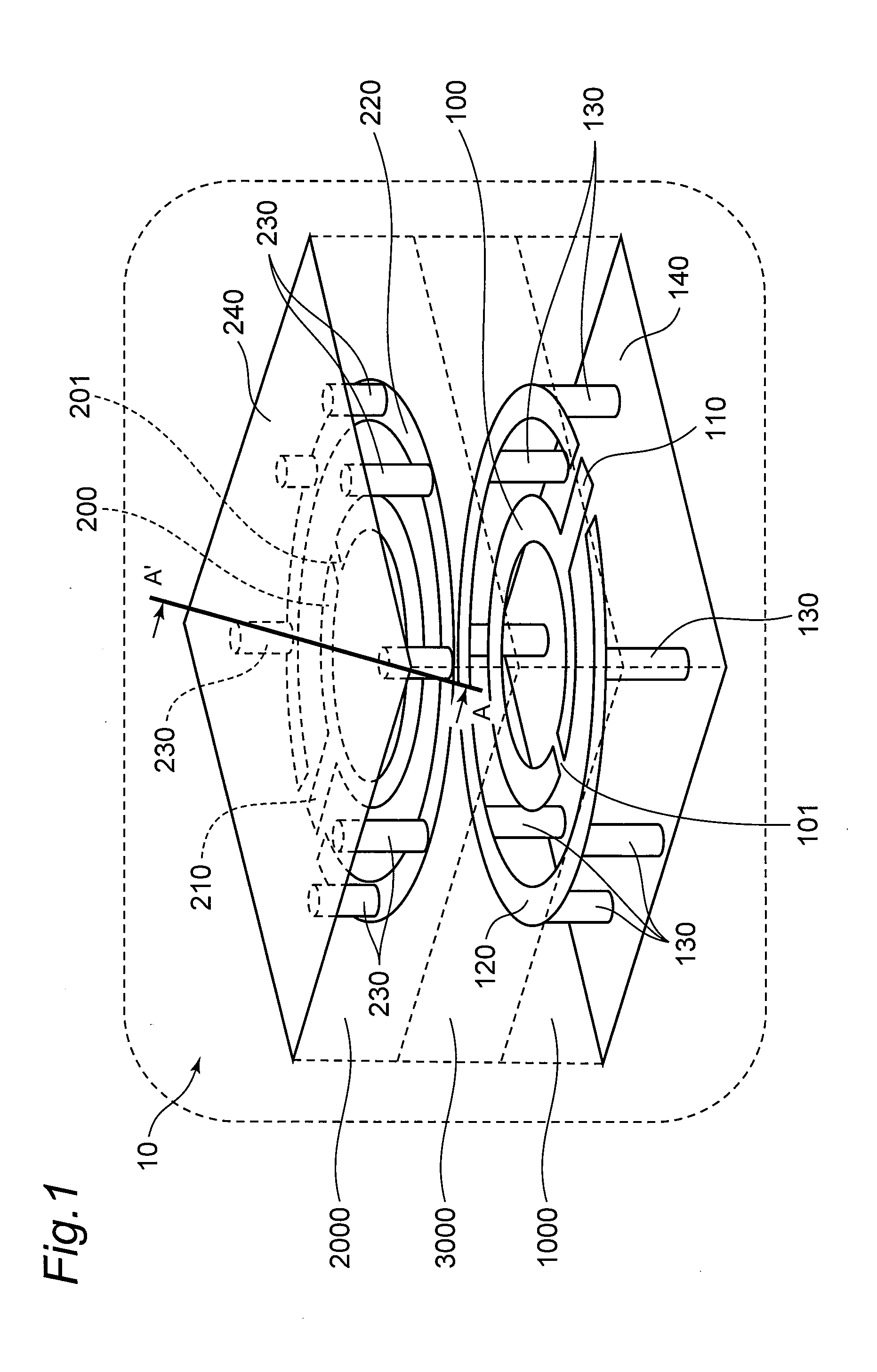 Electromagnetic resonant coupler and high-frequency transmission device