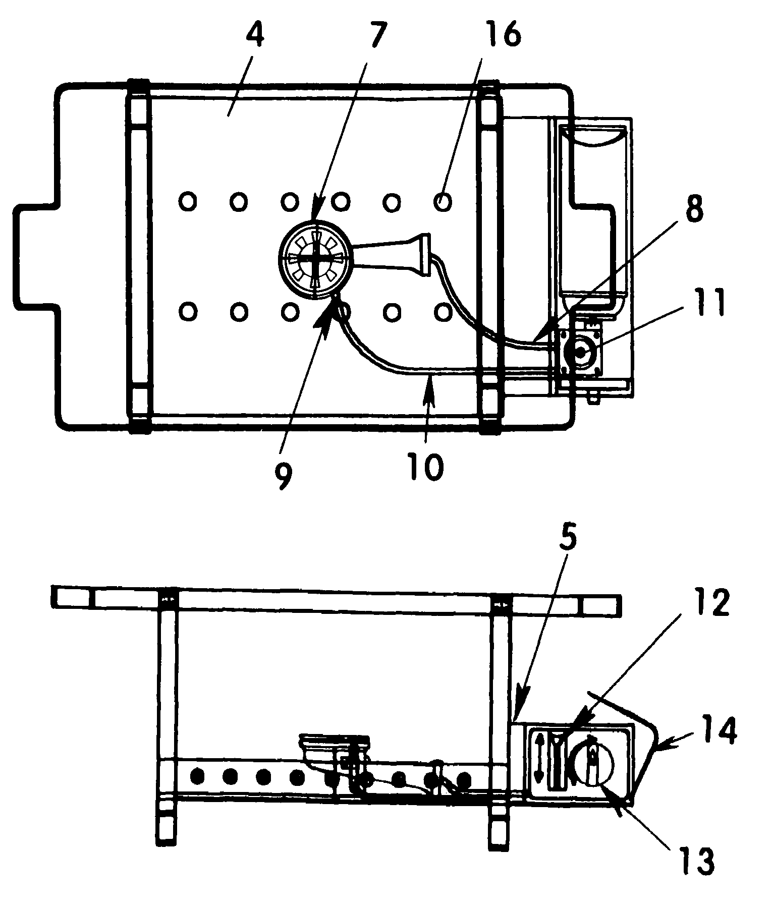 Machine for heating catered food items utilizing a butane gas heat source with burner control mechanism ("temperature controlled butane chafing dish")
