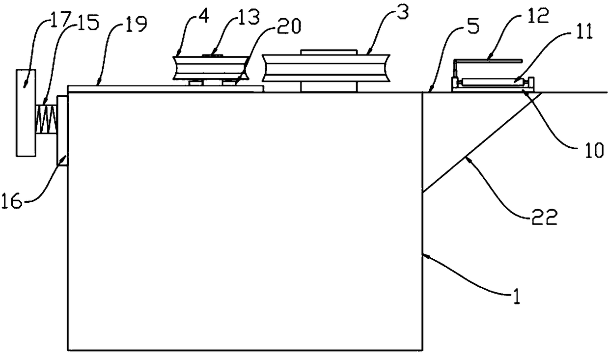 A steel bar bending machine