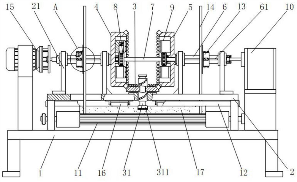 A slotting and trimming machine for building environmental protection boards