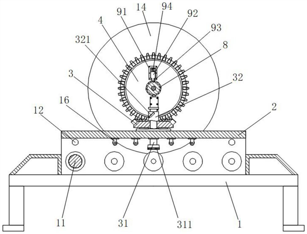 A slotting and trimming machine for building environmental protection boards