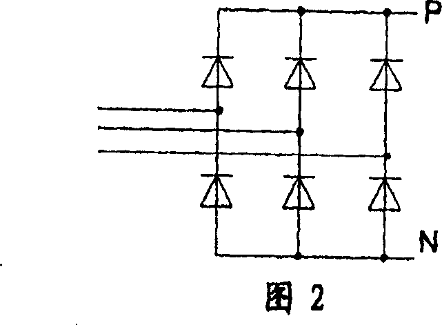 AC-DC-AC power unit and assembly thereof