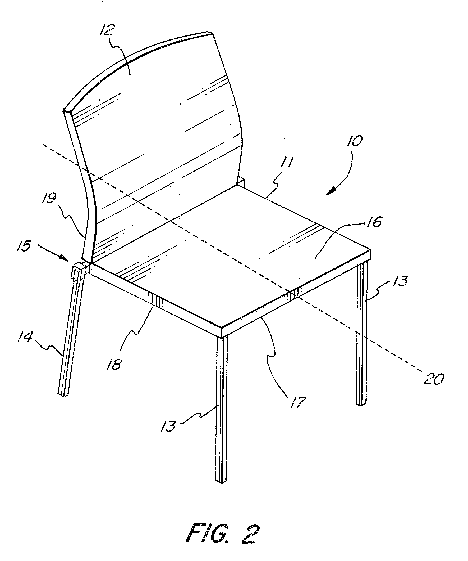 Stackable chair with telescopic leg mechanism